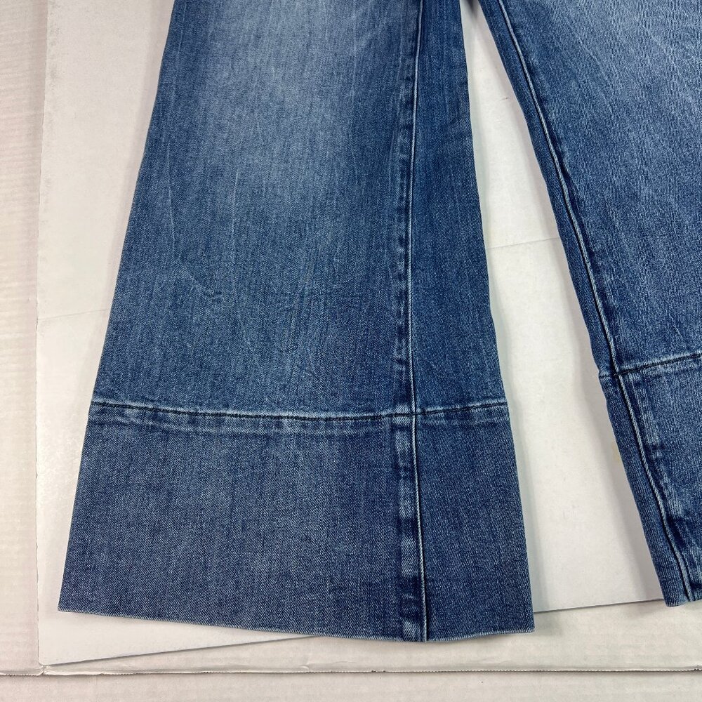 Kut From The Kloth Jeans Women's 27x27* Goldie Flare Mid Rise Blue Denim Tag 0 - Picture 6 of 16